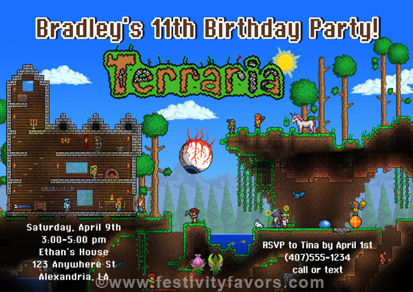 Terraria party invite