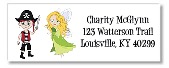 Fairy and Pirate Return Address Labels