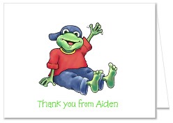 Frog Thank You Note Cards