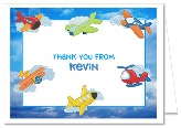 Airplane Thank You Note Cards