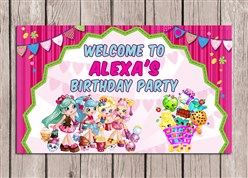 Shopkins Birthday Party Sign